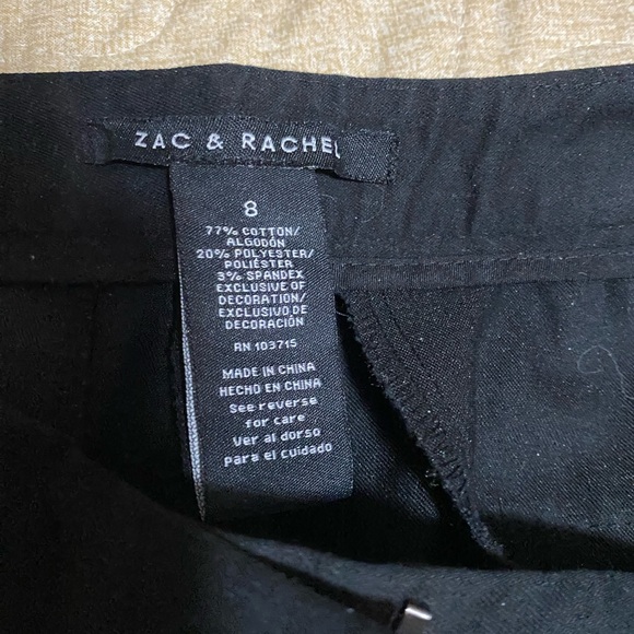 size 8 pant bundle Black, Beige, and Blue - Picture 9 of 12